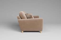 Cloud Nine - Loveseat, Soft Touch Velvet / Soft Mink - thumbnail 2