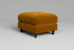7th Heaven Midi - Footstool (Small), Soft Touch Velvet / Saffron - thumbnail 4