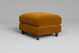 7th Heaven Midi - Footstool (Small), Soft Touch Velvet / Saffron - thumbnail 3