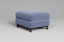 Fusion - Footstool (Small), Brushed Wool Feel / Denim - thumbnail 3