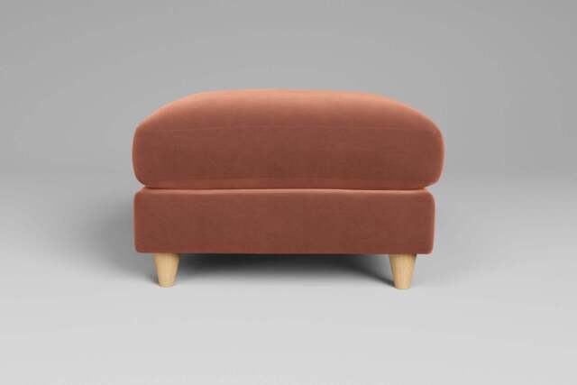 Cloud Nine - Footstool (Medium), Soft Touch Velvet / Cinnamon - image 1