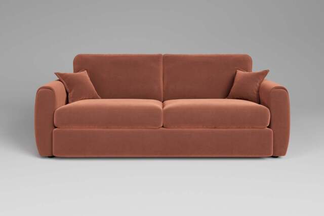 Tranquil - 4 Seater Sofa, Soft Touch Velvet / Cinnamon - image 1