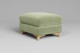 Fusion - Footstool (Small), Brushed Wool Feel / Sage - thumbnail 2