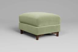 Fusion - Footstool (Small), Brushed Wool Feel / Sage - thumbnail 3