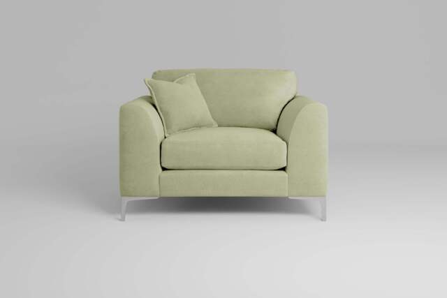 melody - Loveseat, Brushed Wool Feel / Sage - image 1