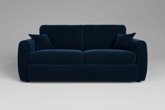 Tranquil - 3 Seater Sofa, Soft Touch Velvet / Royal Blue - image 1