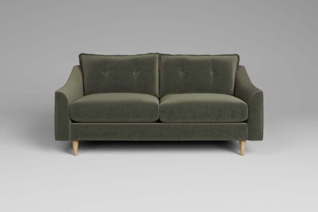 hush - 3 Seater Sofa, Luxe Woven Velvet / Pine - image 1