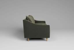 hush - 3 Seater Sofa, Luxe Woven Velvet / Pine - thumbnail 2