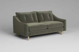 hush - 3 Seater Sofa, Luxe Woven Velvet / Pine - thumbnail 3