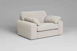 7th Heaven Maxi - Loveseat, Luxe Woven Velvet / Snow - thumbnail 2