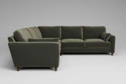 7th Heaven Midi - Large Corner Sofa, Luxe Woven Velvet / Pine - thumbnail 2