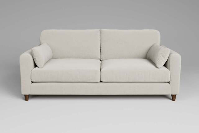 7th Heaven Midi - 4 Seater Sofa, Luxe Woven Velvet / Snow - image 1