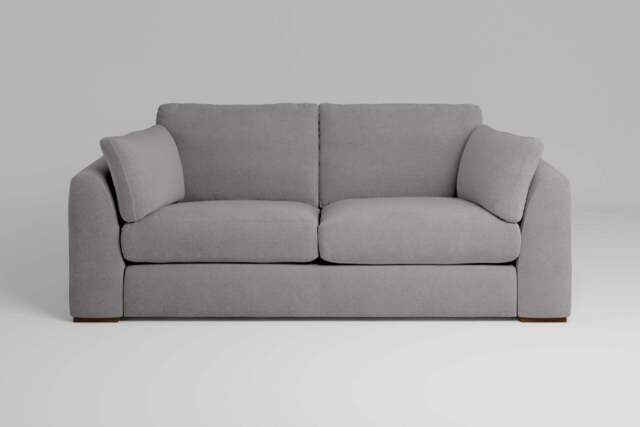 Muse - 3 Seater Sofa, Brushed Wool Feel / Pewter - image 1