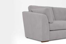 Muse - 3 Seater Sofa, Brushed Wool Feel / Pewter - thumbnail 3