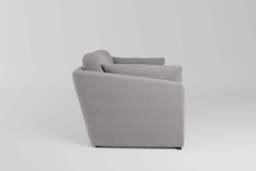 Muse - 3 Seater Sofa, Brushed Wool Feel / Pewter - thumbnail 2