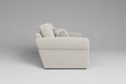 Mellow - 3 Seater Sofa, Luxe Woven Velvet / Snow - thumbnail 3