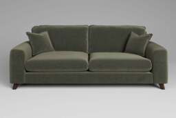 Serenity - 4 Seater Sofa, Luxe Woven Velvet / Pine