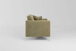 melody - Loveseat, Cotton Blend / Jade - thumbnail 2