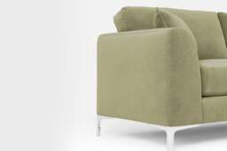 melody - Loveseat, Cotton Blend / Jade - thumbnail 3
