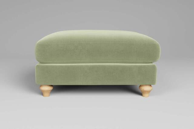 Daydream - Footstool (Large), Brushed Wool Feel / Sage - image 1
