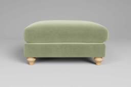 Daydream - Footstool (Large), Brushed Wool Feel / Sage