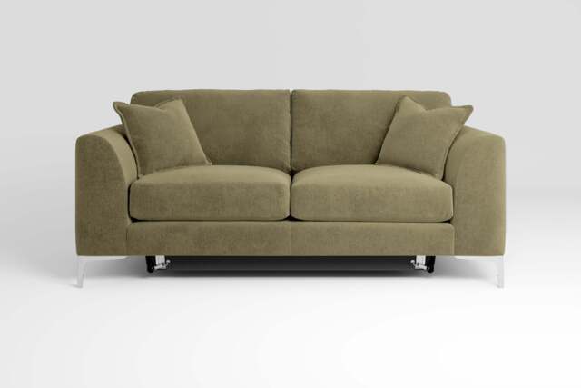 melody - 3 Seater Sofa Bed, Cotton Blend / Jade - image 1