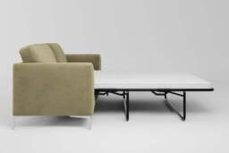 melody - 3 Seater Sofa Bed, Cotton Blend / Jade - thumbnail 3