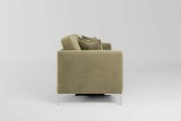melody - 3 Seater Sofa Bed, Cotton Blend / Jade - thumbnail 4