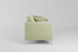 melody - 3 Seater Sofa, Brushed Wool Feel / Sage - thumbnail 2