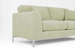 melody - 3 Seater Sofa, Brushed Wool Feel / Sage - thumbnail 3