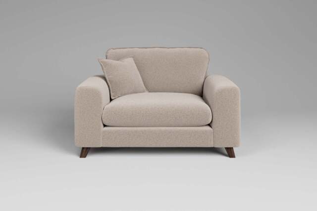 Serenity - Loveseat, Basket Weave / Sand - image 1