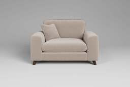Serenity - Loveseat, Basket Weave / Sand - thumbnail 1