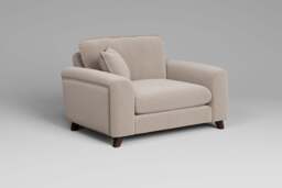 Serenity - Loveseat, Basket Weave / Sand - thumbnail 3