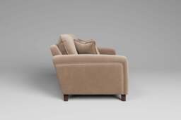Serenity - 4.5 Seater Sofa, Soft Touch Velvet / Soft Mink - thumbnail 3