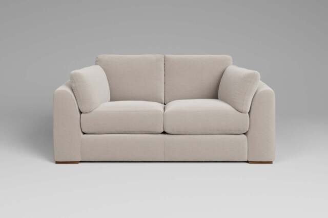 Muse - 2 Seater Sofa, Plush Chenille / Chalk - image 1