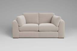 Muse - 2 Seater Sofa, Plush Chenille / Chalk - thumbnail 1