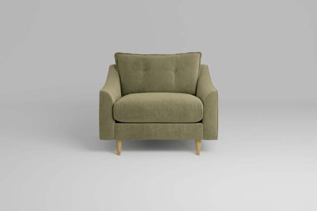 hush - Loveseat, Cotton Blend / Jade - image 1