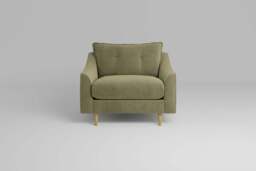 hush - Loveseat, Cotton Blend / Jade - thumbnail 1