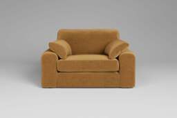 7th Heaven Maxi - Loveseat, Luxe Woven Velvet / Old Gold