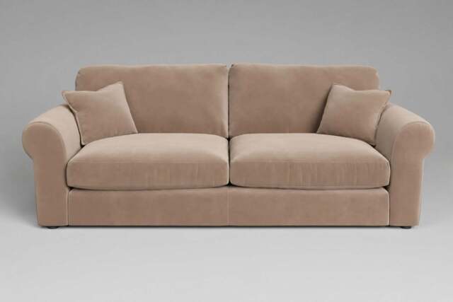 Mellow - 4.5 Seater Sofa, Soft Touch Velvet / Soft Mink - image 1