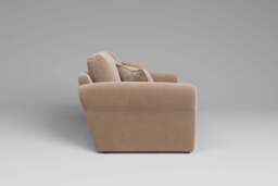 Mellow - 4.5 Seater Sofa, Soft Touch Velvet / Soft Mink - thumbnail 3
