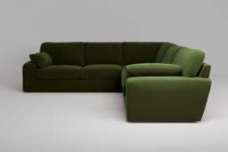 7th Heaven Maxi - Large Corner Sofa, Soft Touch Velvet / Avocado - thumbnail 1