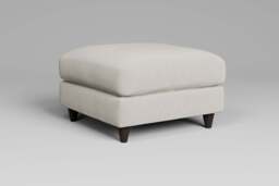 7th Heaven Midi - Footstool (Medium), Luxe Woven Velvet / Snow - thumbnail 4