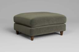 Cloud Nine - Footstool (Large), Luxe Woven Velvet / Pine - thumbnail 3