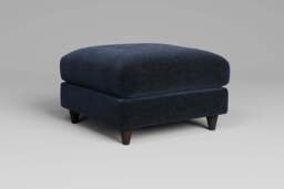 Cloud Nine - Footstool (Medium), Plush Chenille / Deep Mineral - thumbnail 4