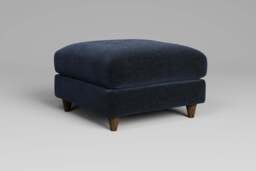 Cloud Nine - Footstool (Medium), Plush Chenille / Deep Mineral - thumbnail 3