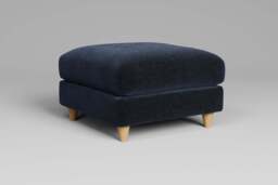 Cloud Nine - Footstool (Medium), Plush Chenille / Deep Mineral - thumbnail 2