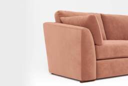 Muse - 3 Seater Sofa, Soft Touch Velvet / Cinnamon - thumbnail 3