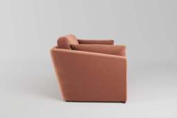 Muse - 3 Seater Sofa, Soft Touch Velvet / Cinnamon - thumbnail 2