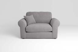 Mellow - Loveseat, Brushed Wool Feel / Pewter - thumbnail 1